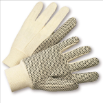 West Chester K01PDI Premium 10 oz. Cotton Canvas with PVC Dots Gloves